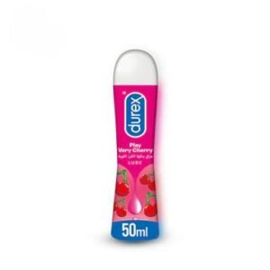 Durex Play Very Cherry & Play Tingle – Flavoured and Tingling Lubricant Gel Duo (50ml each)